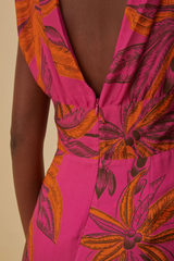 Brown Beach Forest Pink Maxi Dress maxi dress
