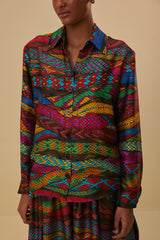 Dark Khaki Mirage Long Sleeve Shirt Shirt