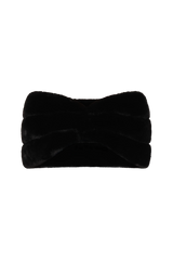 Black Sierra Faux Mink Shawl Shawl