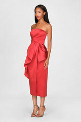 Dorothea | Draped Bow Dress
