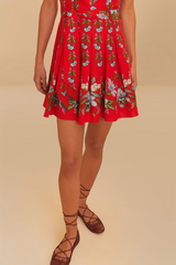 Sweet Bloom Bouquet Sleeveless Mini Dress
