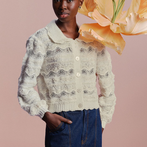 Off-White Mixed Stitches Knit Cardigan – Two Cumberland