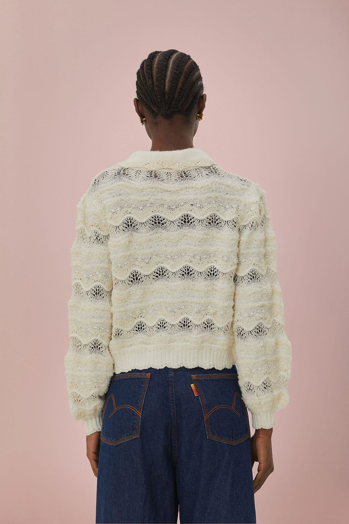 Off-White Mixed Stitches Knit Cardigan – Two Cumberland