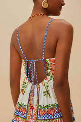 Picnic Peppers Ainika Off-White Mini Dress