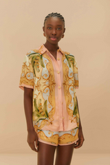 Banana Royalty Kaleidoscope Multicolor Shorts