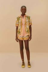 Banana Royalty Kaleidoscope Multicolor Shirt