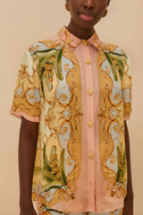 Banana Royalty Kaleidoscope Multicolor Shirt