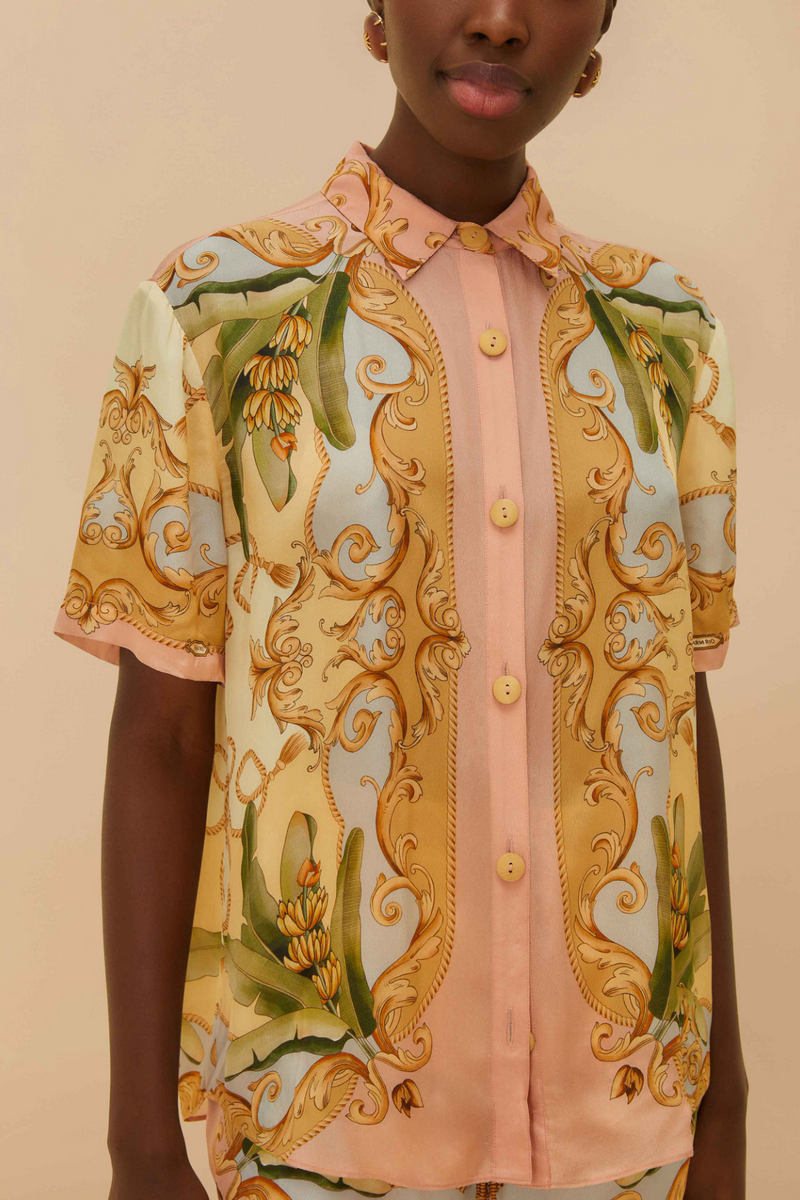 Banana Royalty Kaleidoscope Multicolor Shirt
