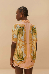 Banana Royalty Kaleidoscope Multicolor Shirt