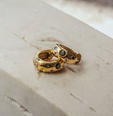 Gray Tatiana Multi Huggies Earrings