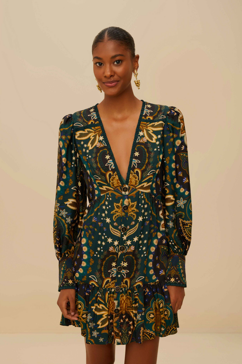 Black Jaipur Black Mini Dress Mini Dress