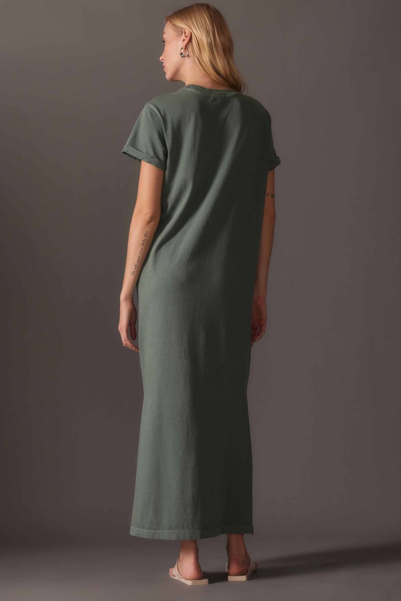 Dark Slate Gray Relaxed Tee Dress tee dress