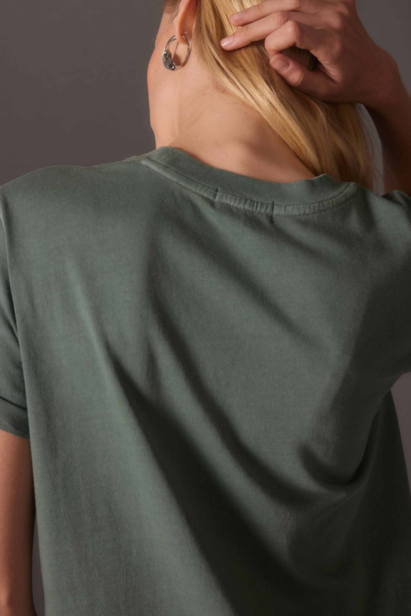Dark Slate Gray Relaxed Tee Dress tee dress