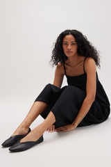 Black Linen Maxi Dress Maxi Dress