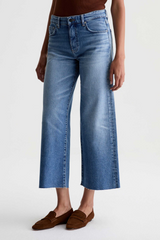 Lavender Saige Wide Leg Crop | 17 Years Duet Jeans