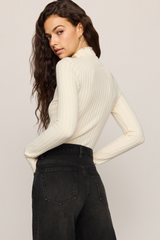 Light Gray Hattie Long Sleeve Top Top