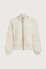 Light Gray Klaudia Fleece Jacket Jacket