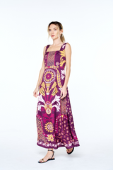 White Smoke Enza Engineer Print Shift Dress Maxi Dress