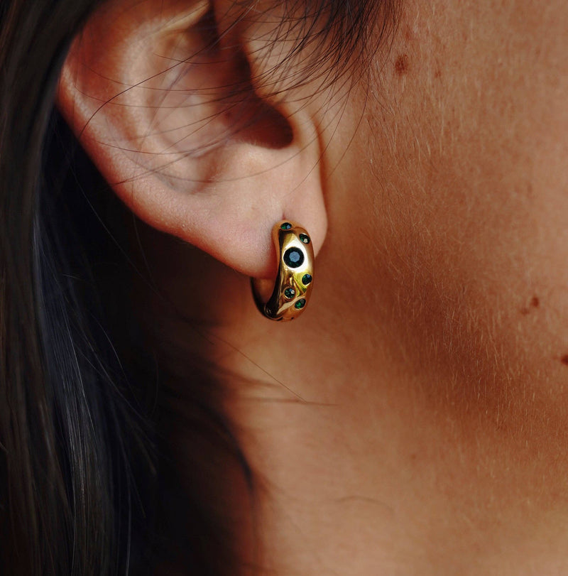 Sienna Soraya Zirconia Huggie earrings Earrings