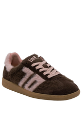 Black Mohair Sneaker | Coffee Pink Sneaker