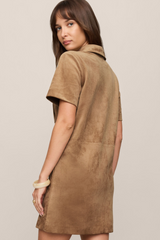 Sienna Leone Suede Mini Dress Mini Dress