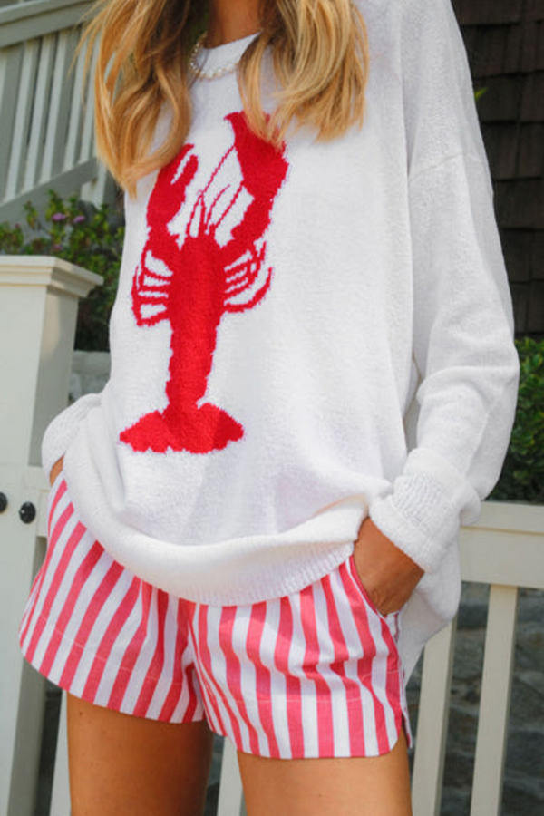 Woodsy Sweater in Lobster