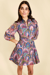 Bisque Valencia Mini Dress in Twilight Marble Mini Dress