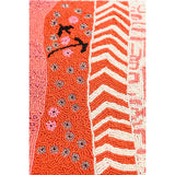 Tomato Tigerlily Beaded Shoulder Bag Bag
