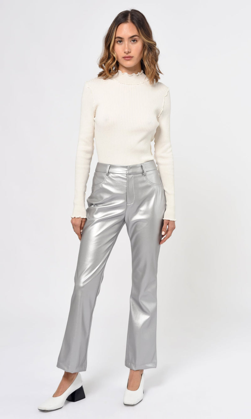 Lavender Paz Vegan Leather Pant Pant