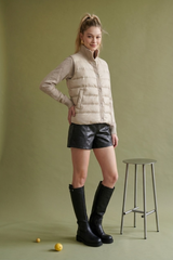 Dark Sea Green Field Club Quilted Hybrid Jacket Jacket