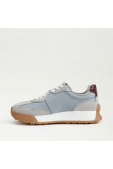 Langley Lace Up Sneaker | Vault Blue/Grey Nylon/Suede