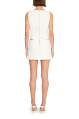 Beige Jace Skort Mini Skirt