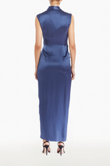 Dark Slate Blue Clara Maxi Dress Maxi Dress