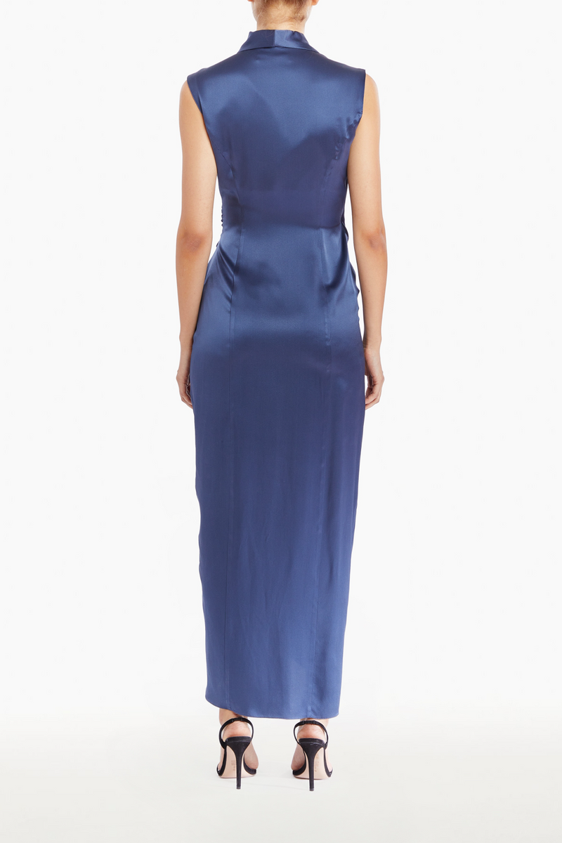 Dark Slate Blue Clara Maxi Dress Maxi Dress
