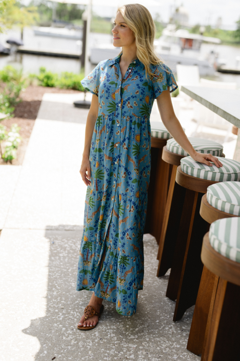 Gray Frenchi Dress Maxi Dress