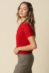 Gray Lydia Short Sleeve Cardigan Cardigan