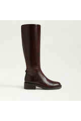 Milla Knee High Boot | Dark Brown Leather