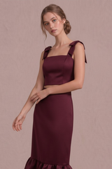 The Romantic Satin Crop Top Crop Top