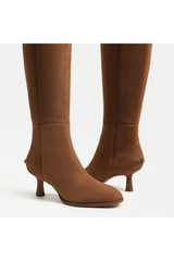 Marlowe Knee High Boot | Maple Ginger Suede
