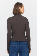 Dark Slate Gray Arlen Long Sleeve Sweater Sweater