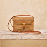 Wheat Winding Road Rattan Bag Beach Bag