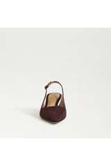 Bianka Slingback Pump | Cafe Noir Suede