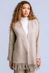 Light Gray Sachi Cardigan Cardigan