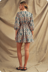 Rosy Brown The Rose Floral Mini Dress Mini Dress