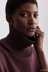 Light Gray Baker High Neck Sweat Sweatshirt