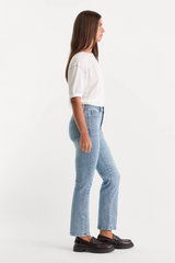 Lavender Good Legs Straight Jeans in Indigo1154 Jeans