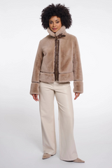 White Smoke Lambra Jacket Coats & Jackets