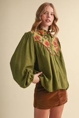 Tan On The Road Again Button Down Top Top