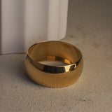 Dim Gray Justina Gold Dome Bangle Bracelet Bracelet