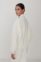 Gray Klaudia Fleece Jacket Jacket